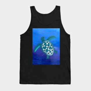 Sea Turtle with Teeth Tank Top